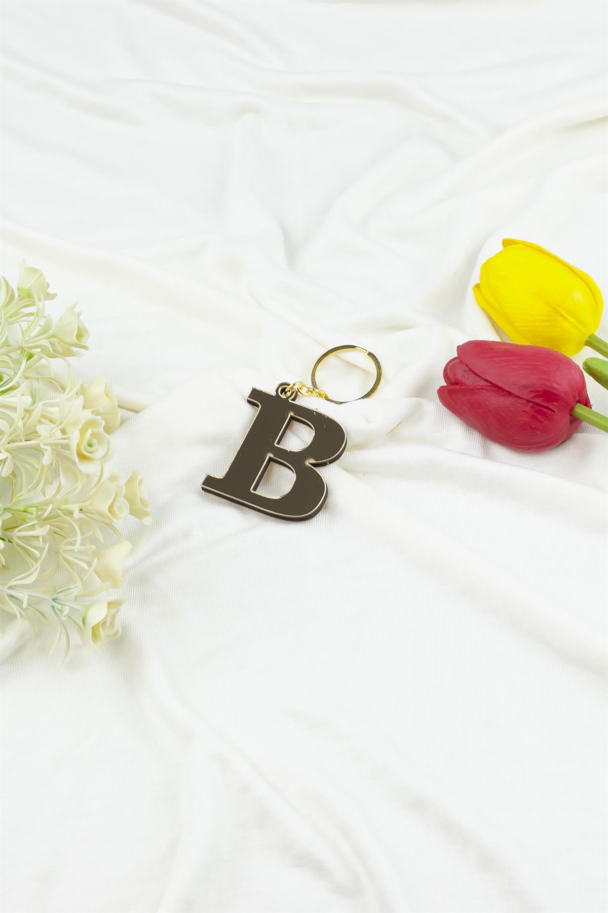 B Harfi Harf Anahtarlık 3128