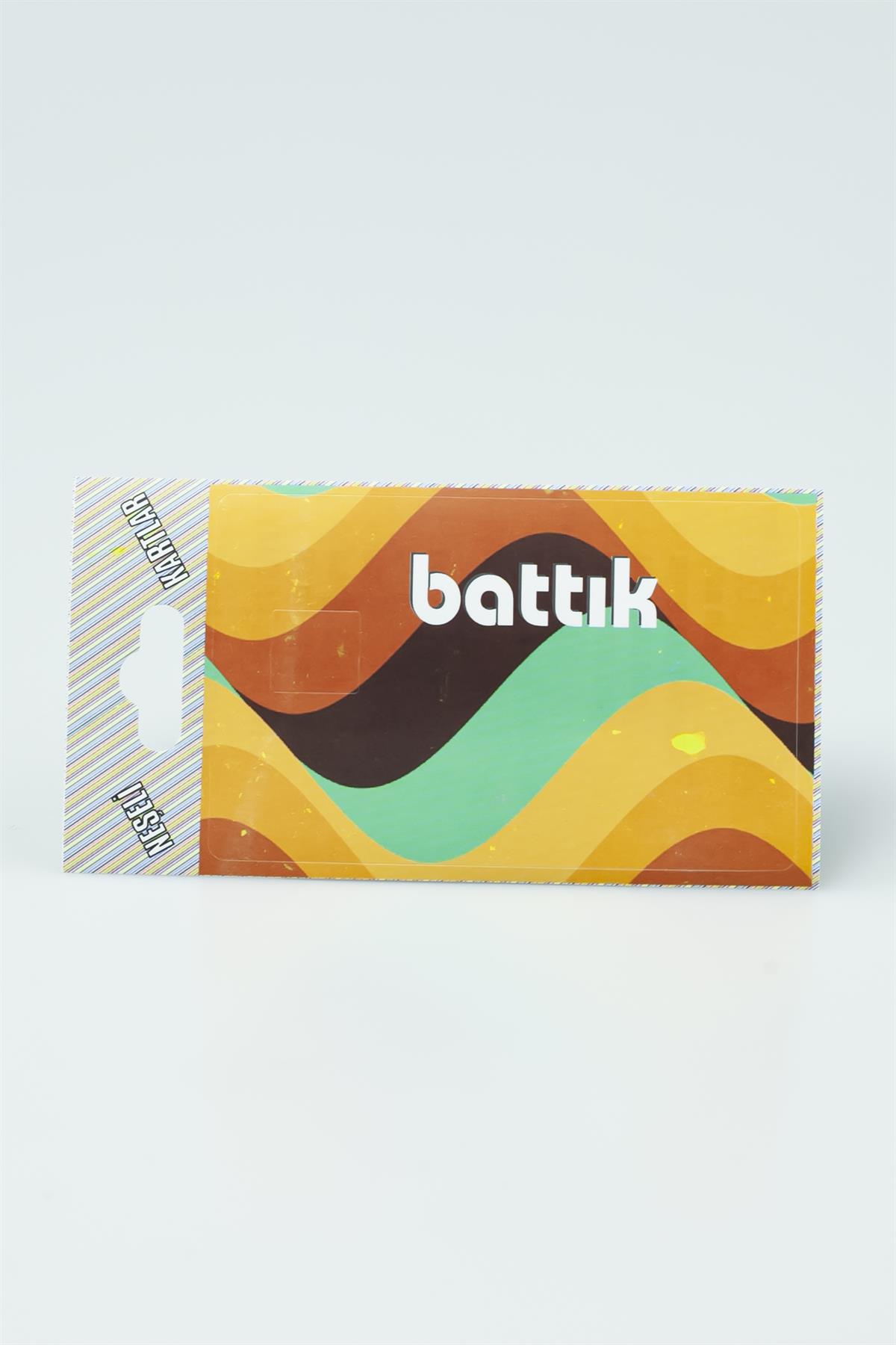 BATTIK Baskılı Komik Kredi ve Banka Kartı Sticker 3053