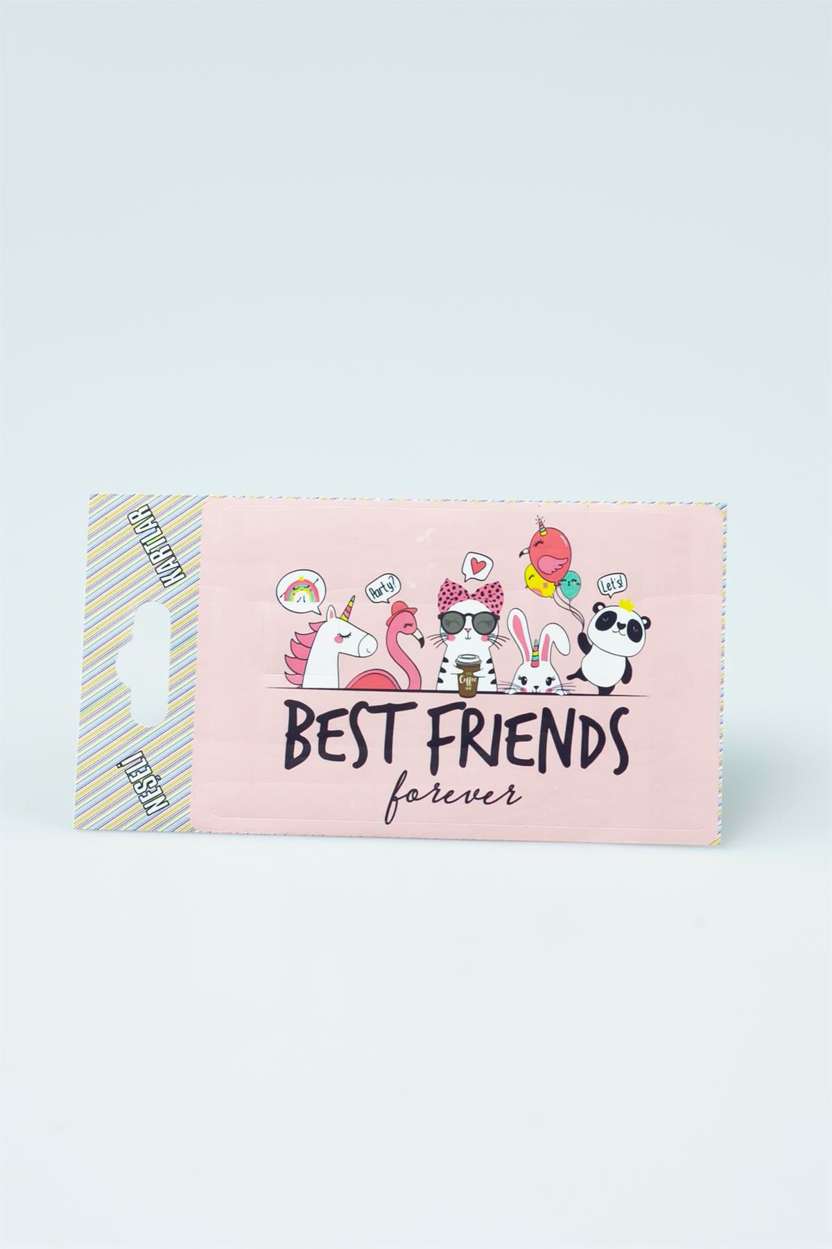 Best Friends En İyi Arkadaş Kredi ve Banka Kart Sticker 3059