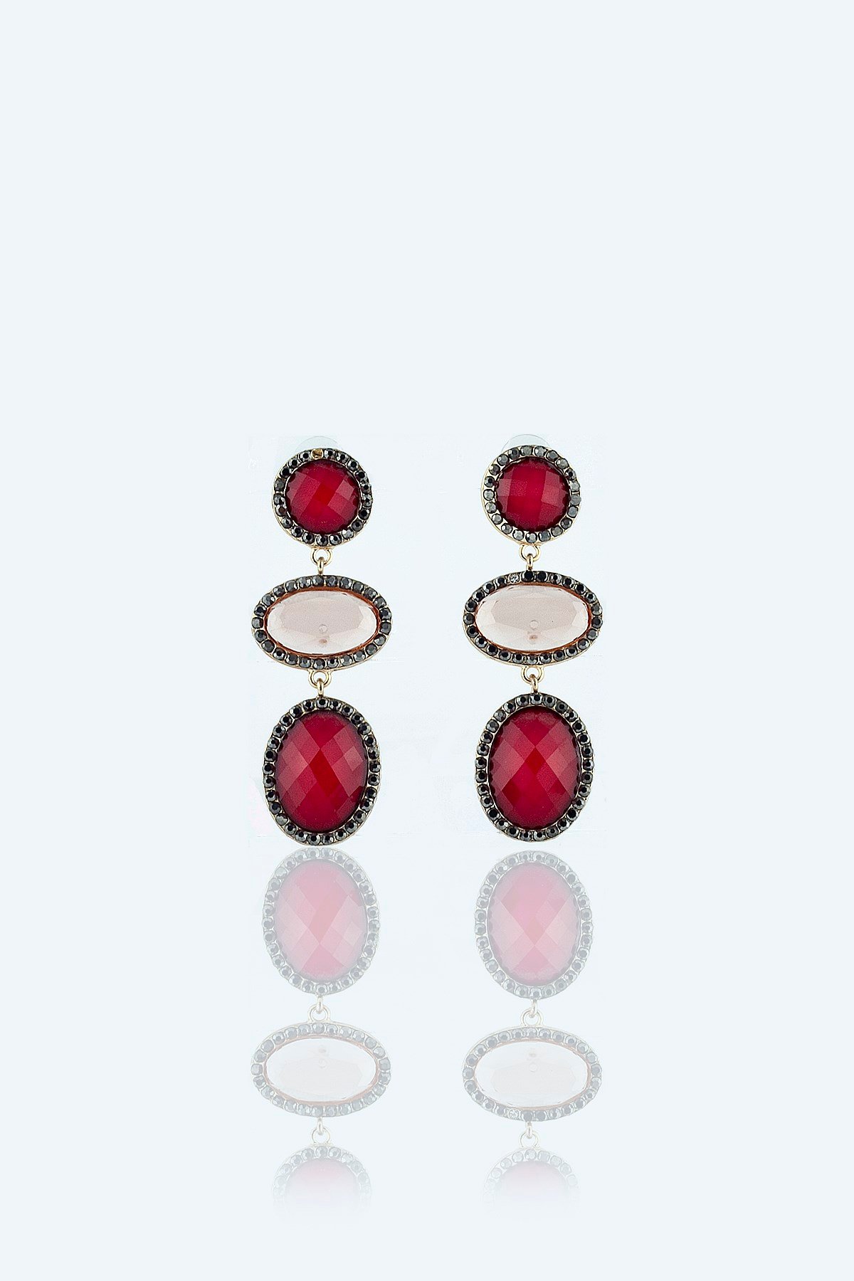 BORDO SEDEFLİ KADIN KÜPE