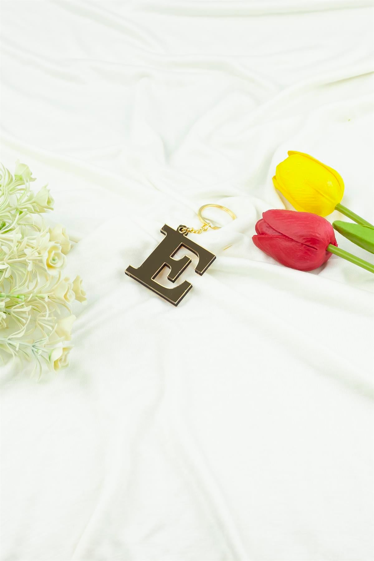 E Harfi Harf Anahtarlık 3132