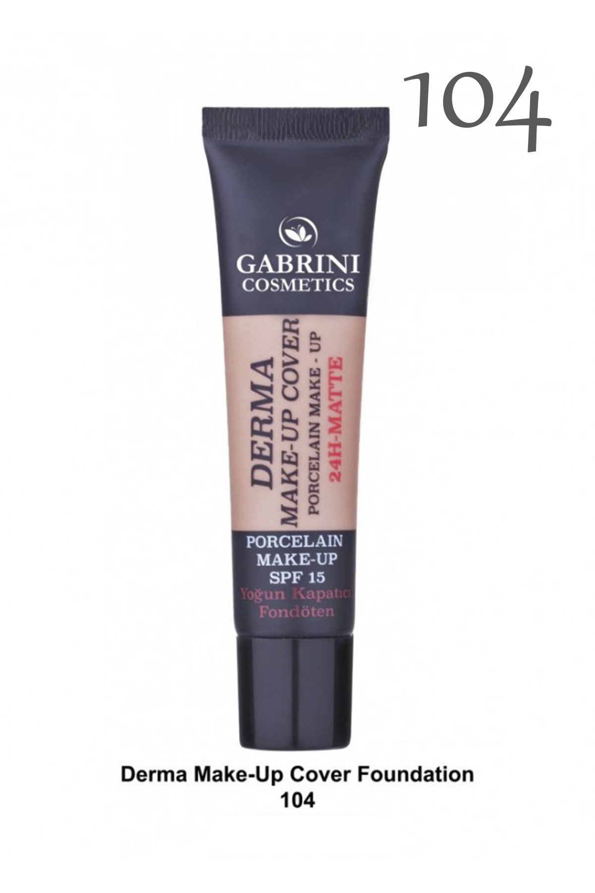 GABRINI DERMA 24h FOUNDATION 104