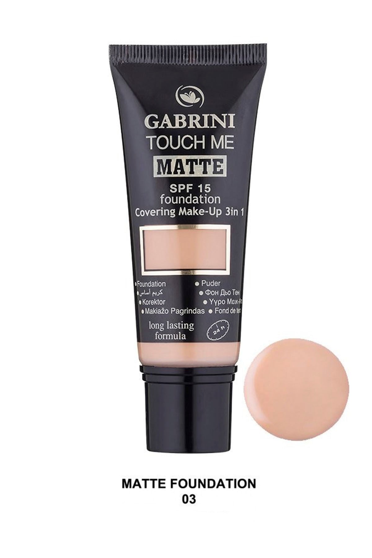 GABRINI TOUCH ME MATTE FOUNDATION 03