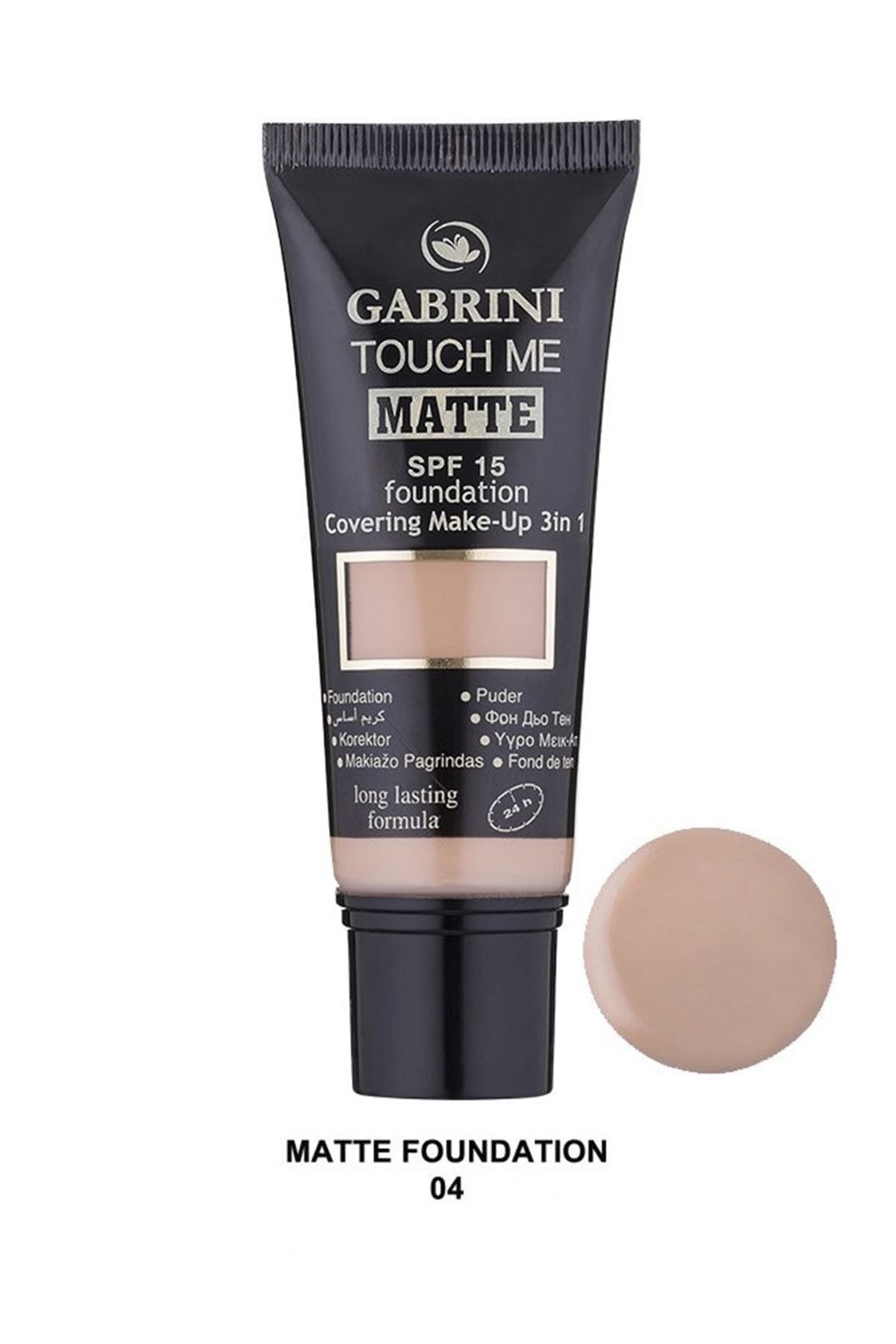 GABRINI TOUCH ME MATTE FOUNDATION 04