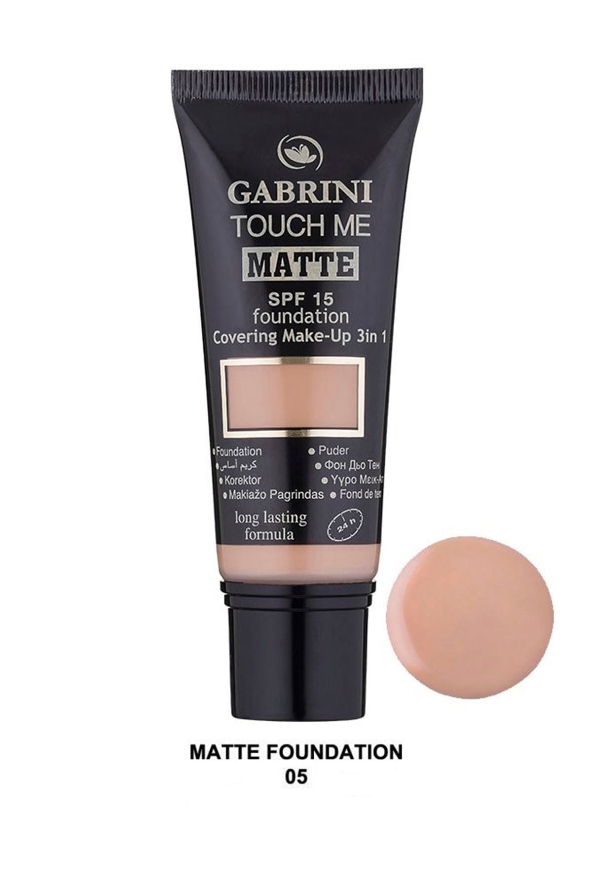 GABRINI TOUCH ME MATTE FOUNDATION 05