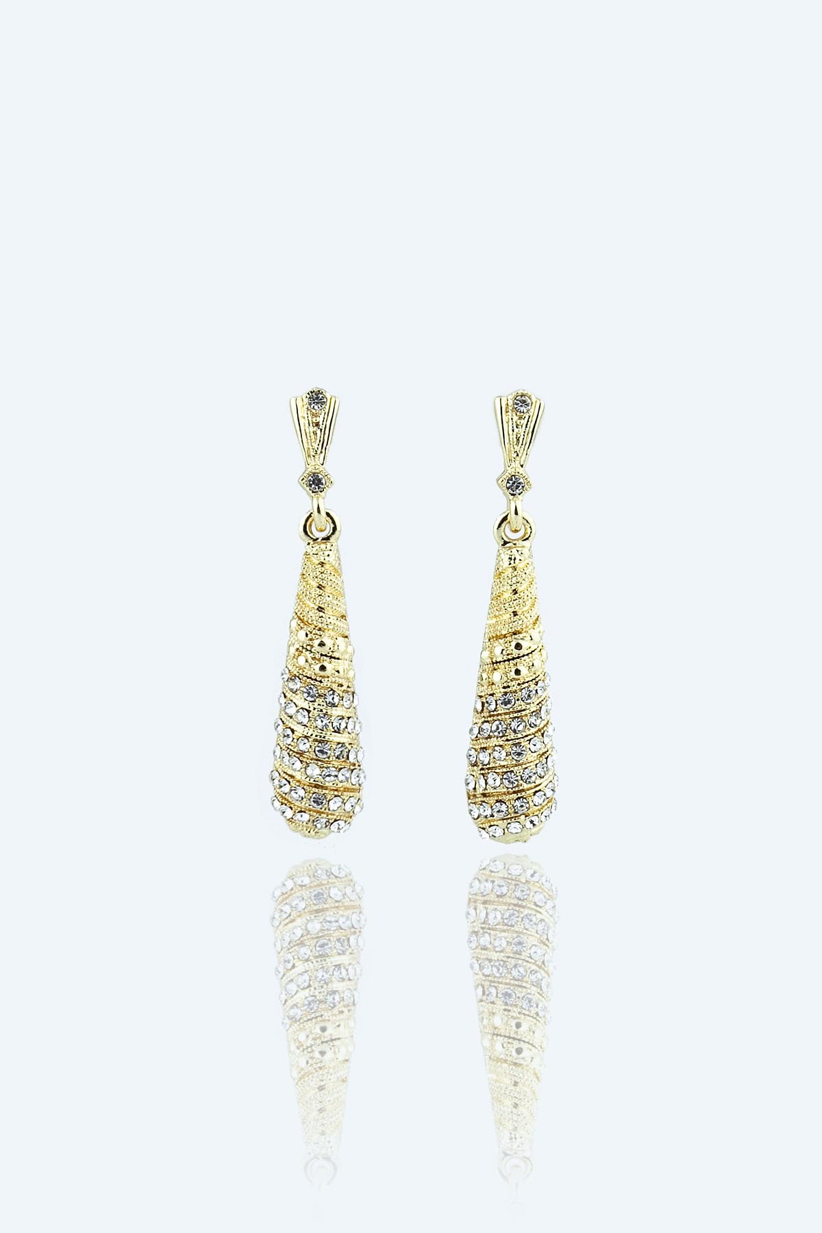 GOLD DAMLA TAŞLI KADIN KÜPE