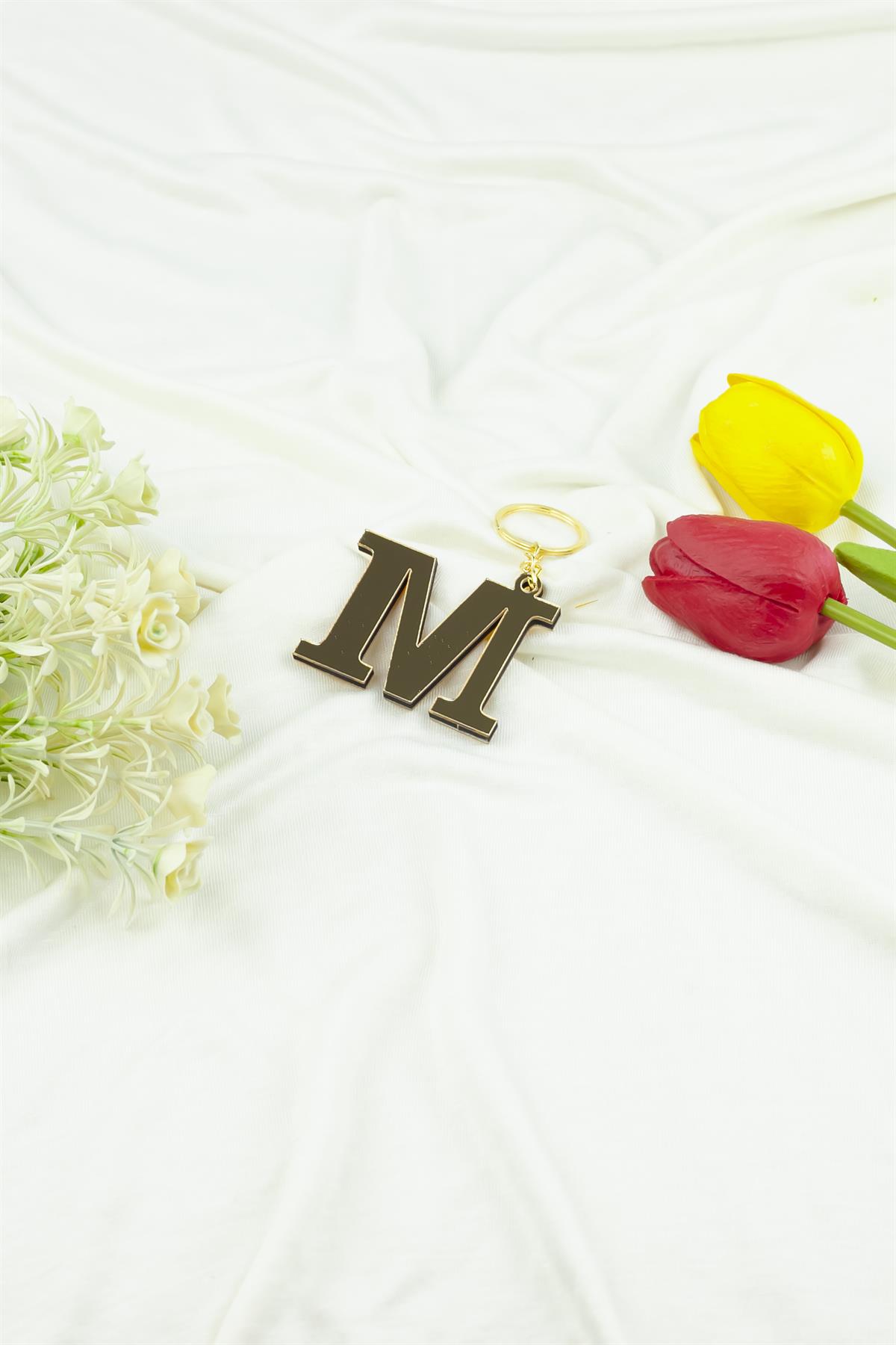 M Harfi Harf Anahtarlık 3140