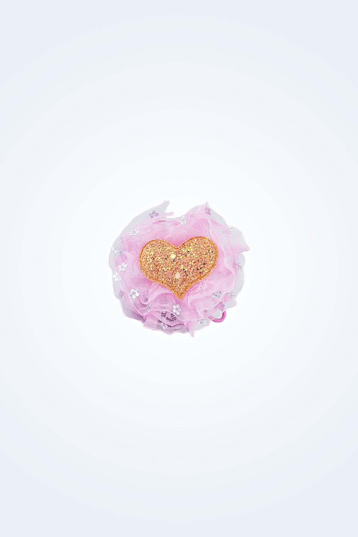 PEMBE PULLU TOKA LASTİK TOKA KALPLİ