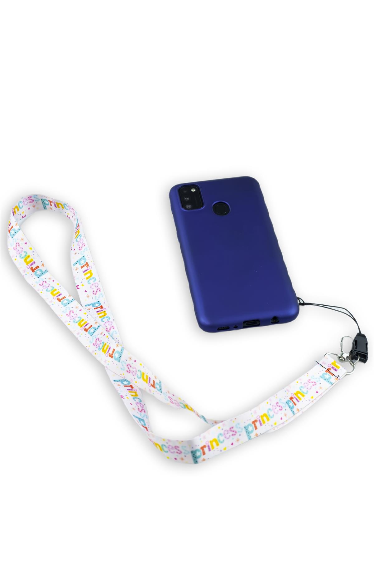 Princes Baskılı Telefon Askısı Boyun İpi 3187