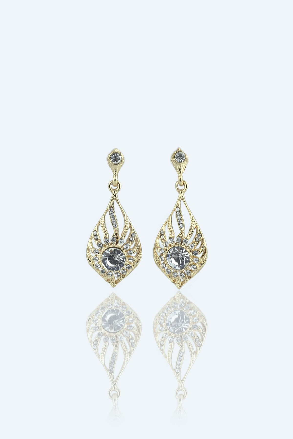 SARI TAŞLI ABİYE KADIN KÜPE