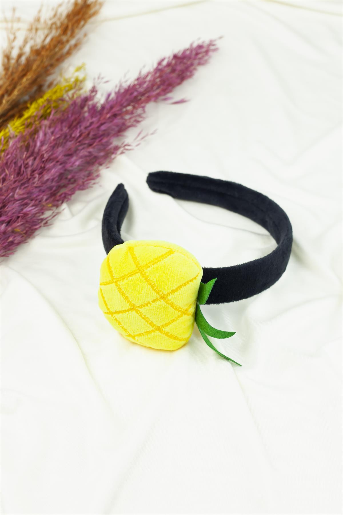 Siyah Renk Ananas Figürlü Taç 3531