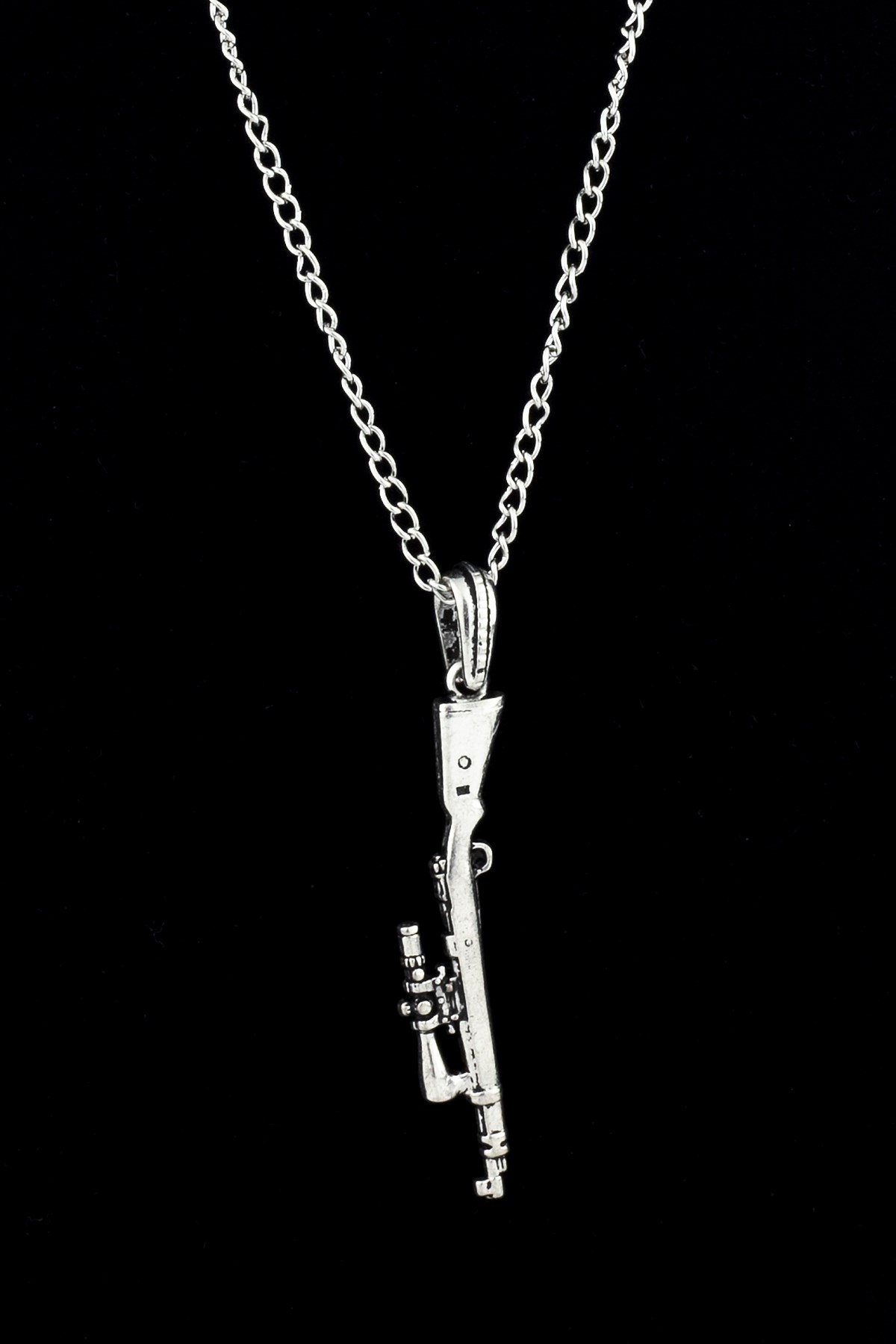 SNİPER UÇLU ZİNCİR KOLYE