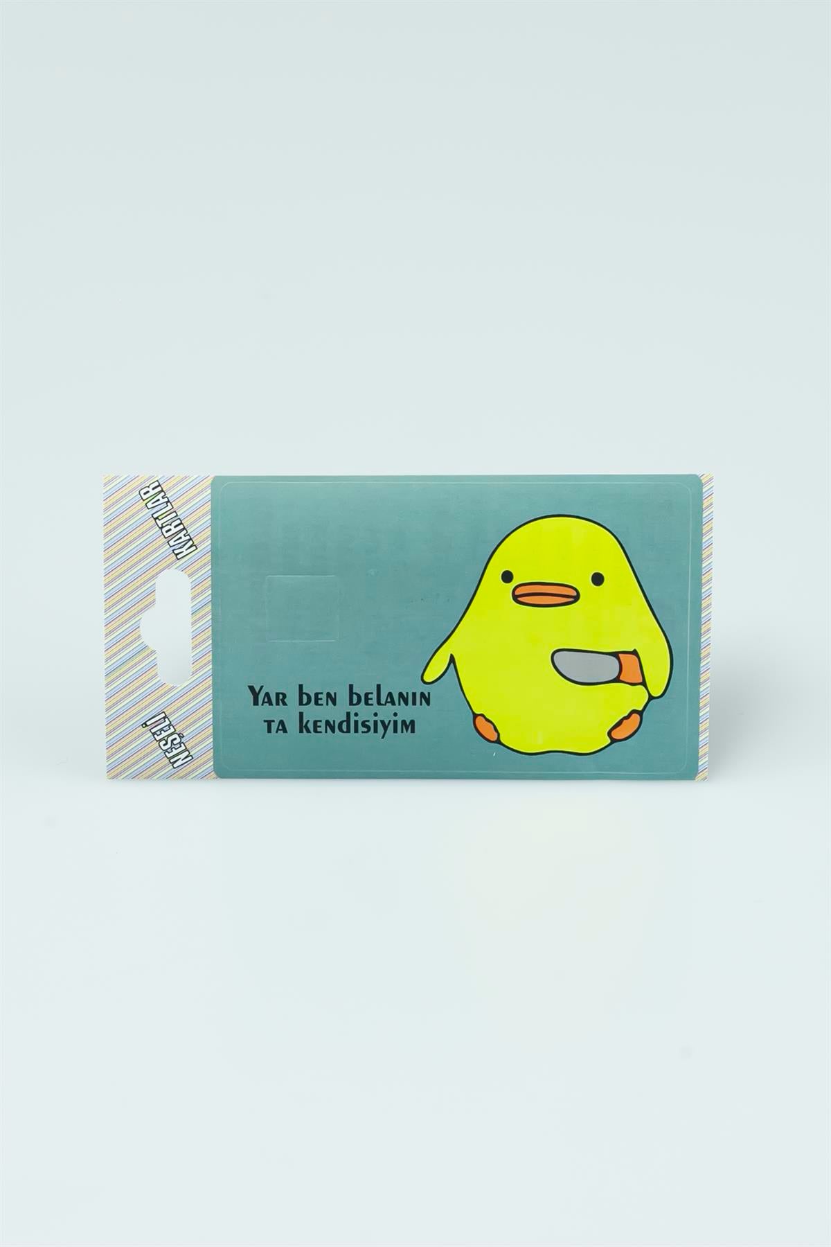 Yar Ben Belanın Ta Kendisiyim Komik Yazılı Kredi Kartı Sticker 3044