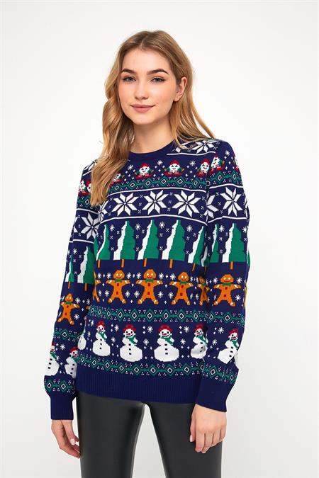 Kadın Christmas Yılbaşı Kazağı