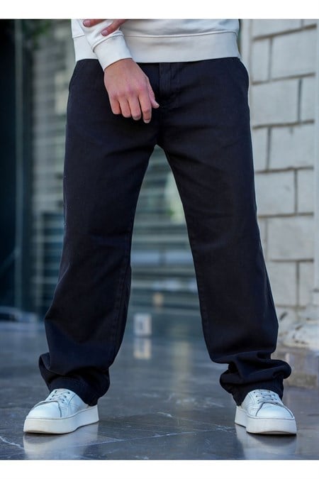 Erkek Baggy Denim Pantolon