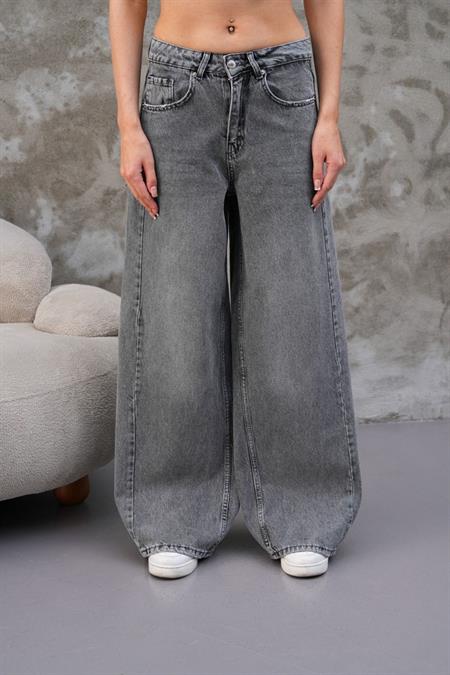 Miami Mavi Straight Wide Kadın Jean