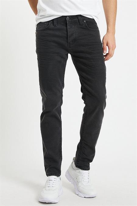 Erkek Siyah Renk Slim Fit Likralı Esnek Pantolon
