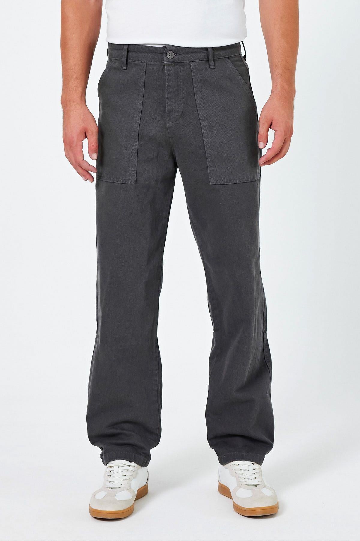 TARZ COOLPantolonJ19DZPNT01Erkek Düz Baggy Jean Pantolon