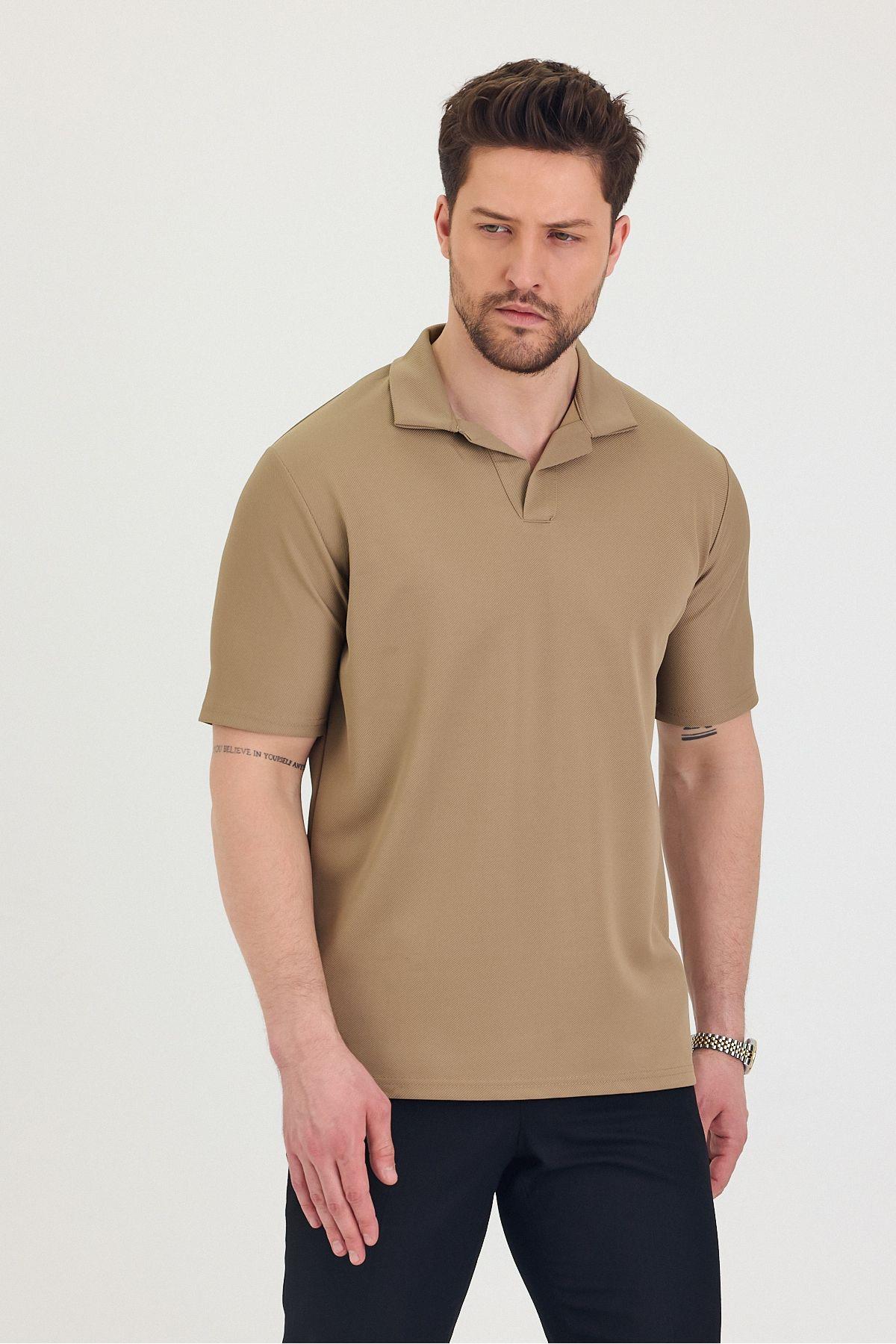 TARZ COOLPolo Yaka T-shirtTSH-E-25SS-001-PİKEÖRGÜErkek Polo Yaka T-shirt %100 Pamuklu Jakarlı Pike Örgü
