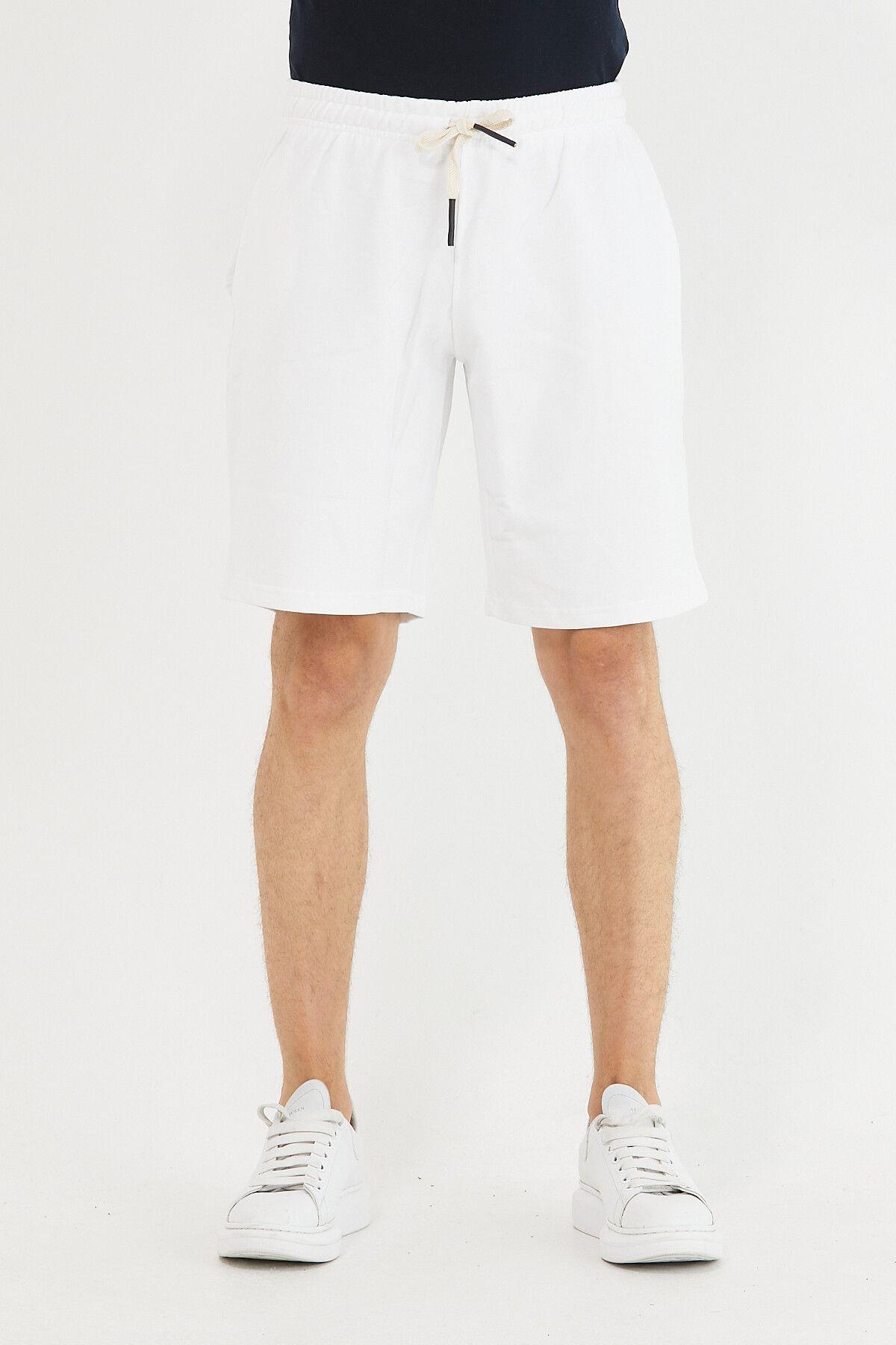 TARZ COOLŞort & BermudaKSSORT001Erkek Gri Beli Lastikli Cepli Şort & Bermuda