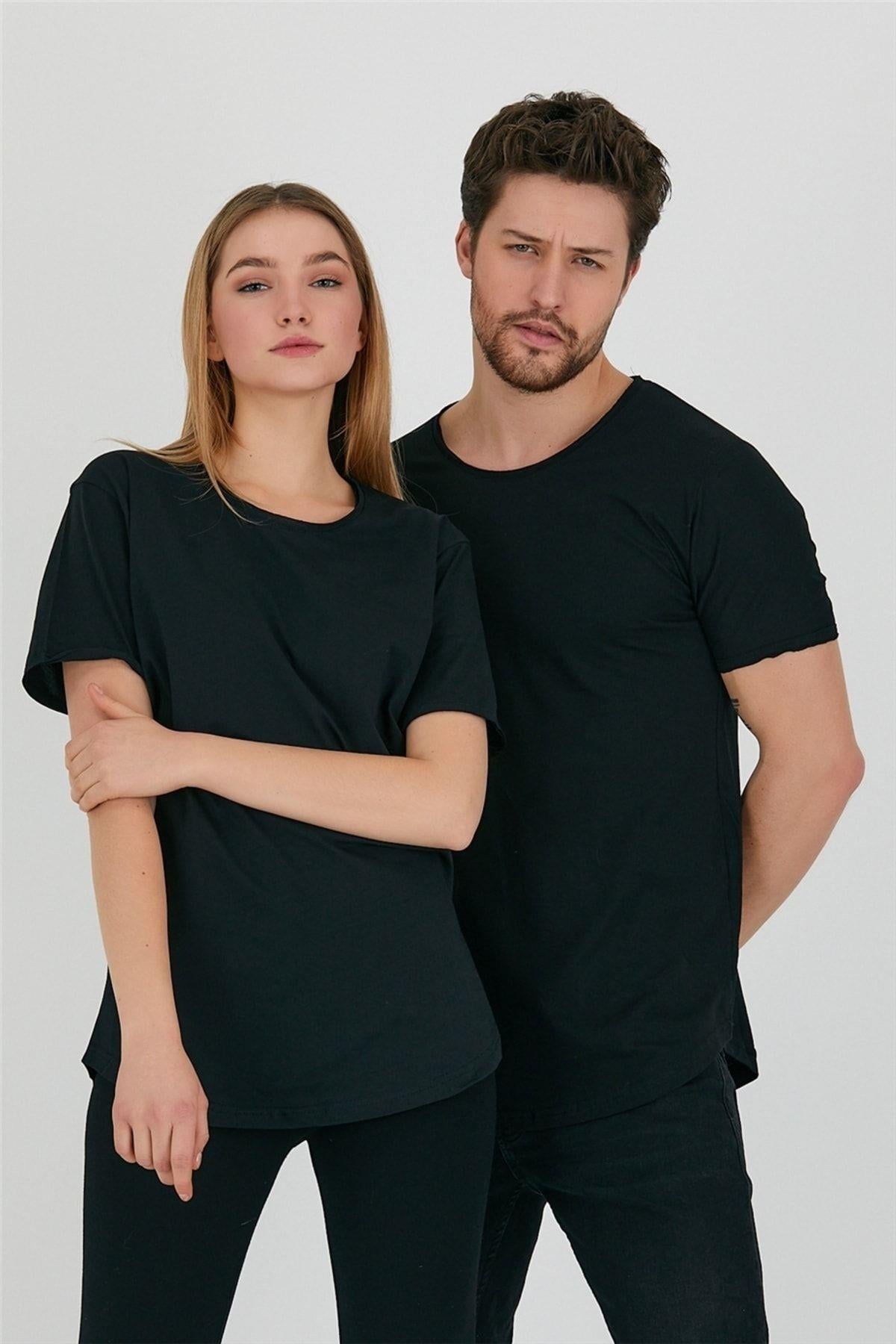TARZ COOLT-ShirtTCPS001R2500Beyaz Unisex Pis Yaka Salaş T-shirt-tcps001r2501s