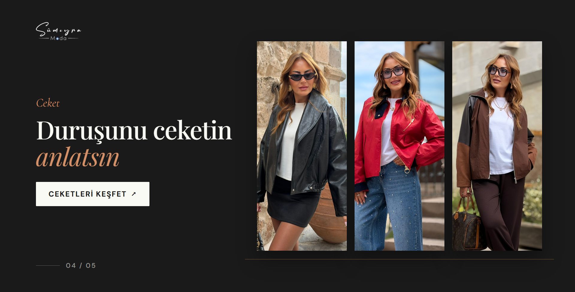 duruşunu ceketin anlatsın