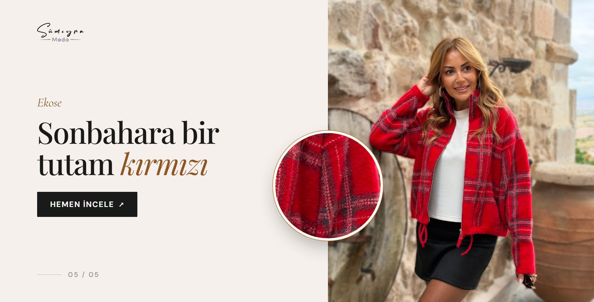 sonbahara bir tutam kırmızı