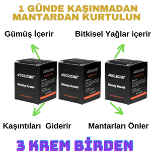 3 adet Kasık Mantarı Kremi