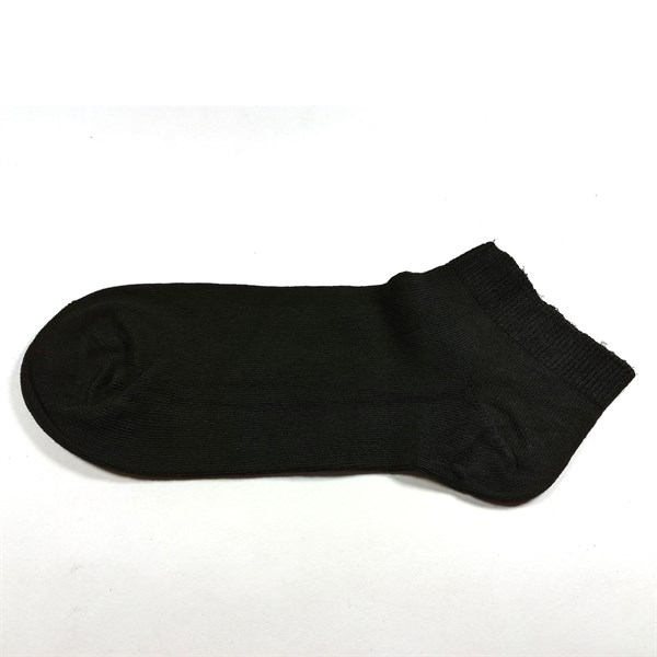6 Çift Erkek Modal Gümüş İyonlu Patik Spor Çorabı-Siyah Çorap- Ayak Kokusuna ve Mantara Son