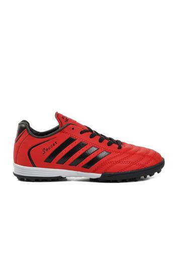 Aspor 602 Kırmızı-Siyah Erkek Halı Saha Ayakkabısı A SPOR Çocuk Halı Saha & Futbol Ayakkabısı