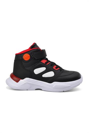 Pepino 985 Siyah-Beyaz-Kırmızı Erkek Çocuk Basketbol Ayakkabısı Pepino Çocuk Basketbol Ayakkabısı