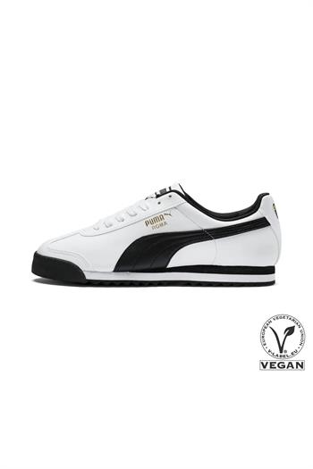 Puma 353572 Roma Basic Beyaz-Siyah Erkek Sneaker Puma Erkek Spor Ayakkabı
