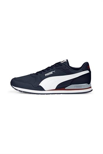 Puma 384640 St Runner V3 Mesh Lacivert-Gri-Beyaz Unisex Sneaker Puma Kadın Spor Ayakkabı