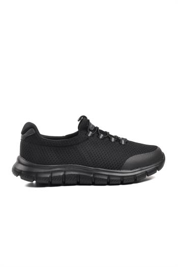 Walkway Flexible Siyah-Siyah Comfort Erkek Yürüyüş Ayakkabısı Walkway Erkek Spor Ayakkabı