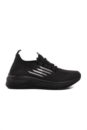 Walkway Ravello-F Siyah Süs Bağcıklı Fileli Çocuk Spor Ayakkabı Walkway Çocuk Spor Ayakkabı