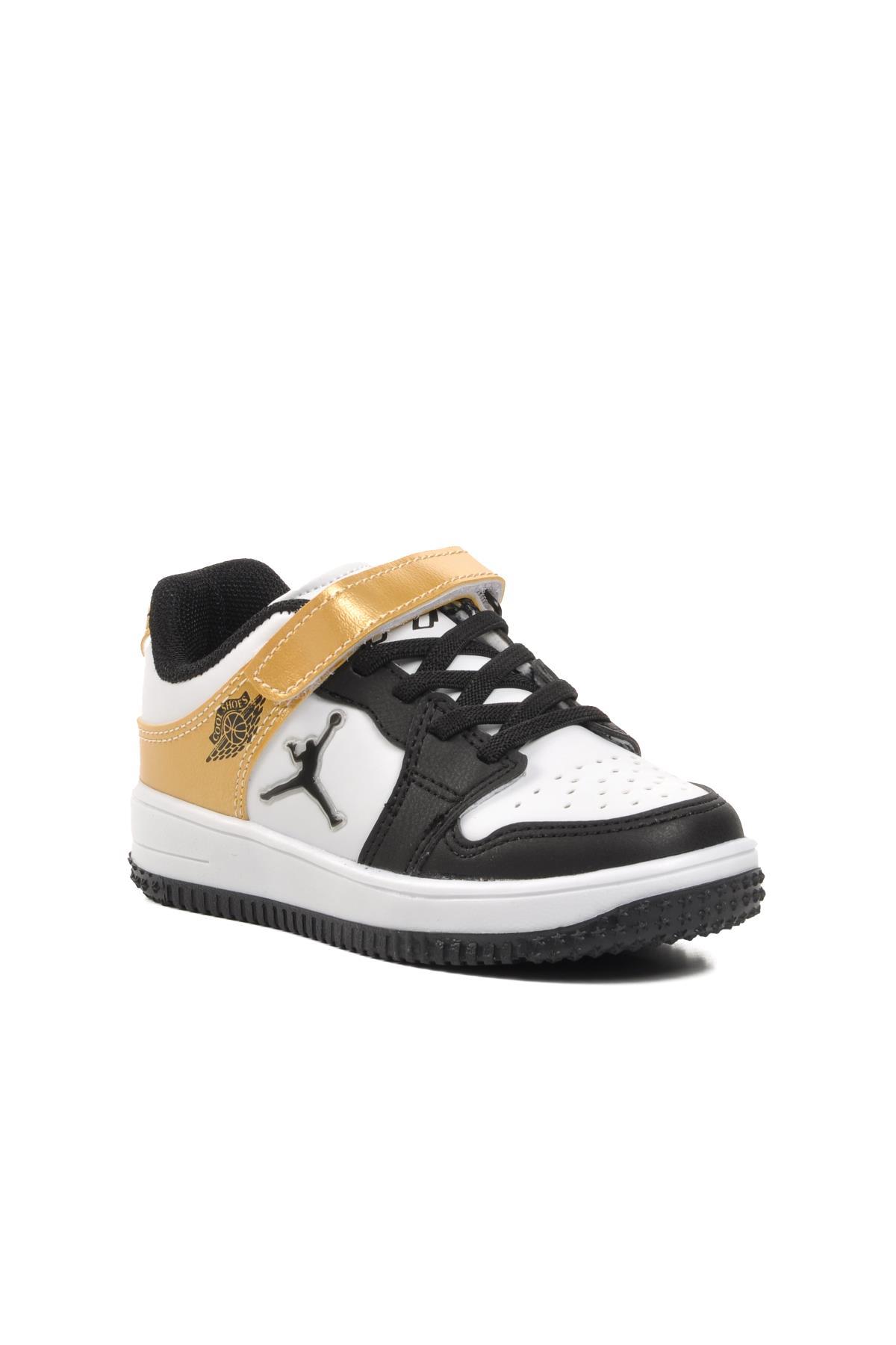 Aspor Haykat Kısa-P Gold Cırtlı Çocuk Sneaker A SPOR Çocuk Spor Ayakkabı