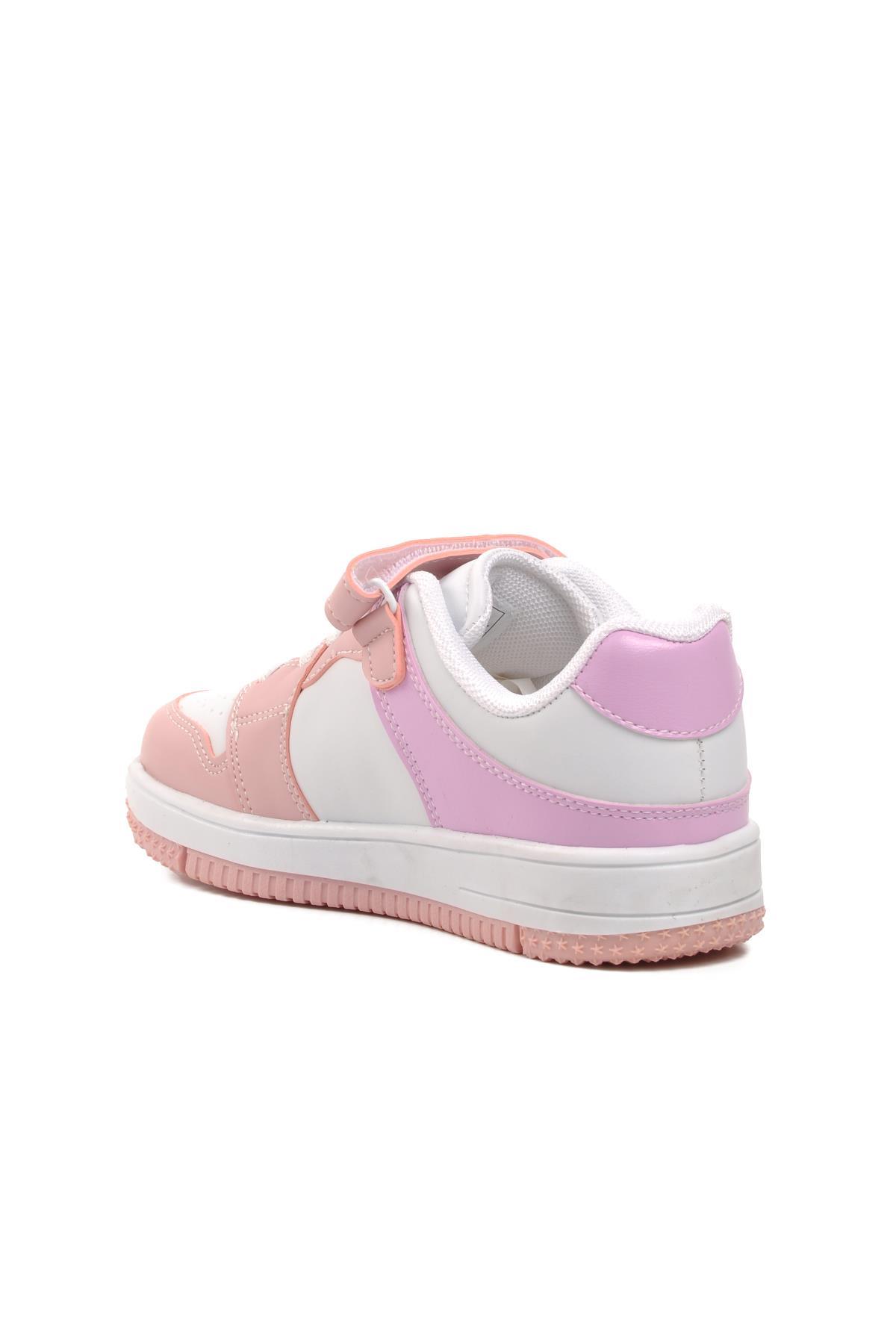 Aspor Haykat Kısa-P Lila-Pembe Cırtlı Çocuk Sneaker A SPOR Çocuk Spor Ayakkabı