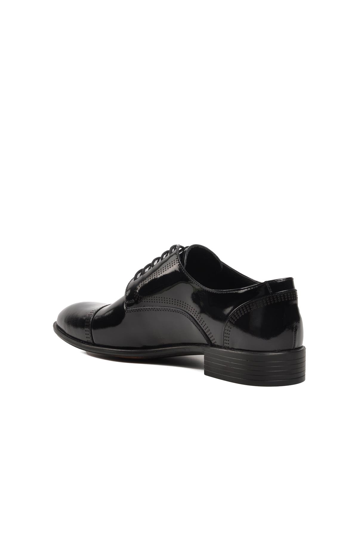 Ayakmod 387 Siyah Rugan Hakiki Deri Erkek Klasik Ayakkabı Ayakmod Erkek Klasik Ayakkabı