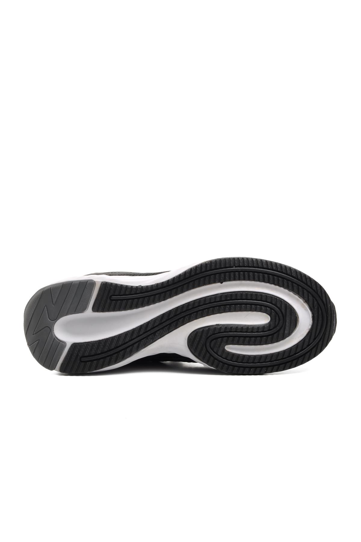 Ayakmod 40073 Siyah-Beyaz Bağcıklı Erkek Spor Ayakkabı Ayakmod Erkek Spor Ayakkabı