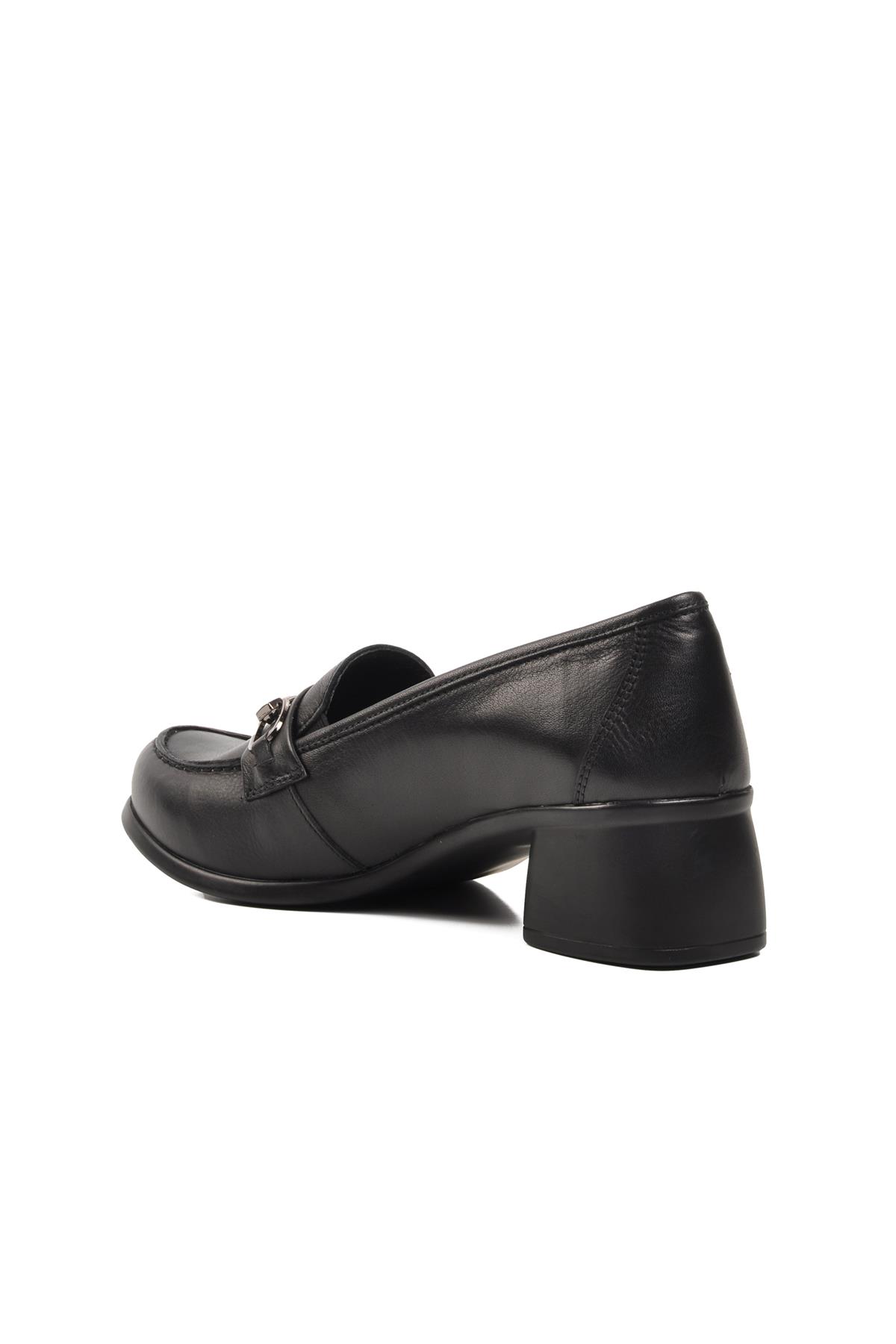 Ayakmod 44259 Siyah Hakiki Deri Kadın Günlük Ayakkabı Ayakmod Kadın Günlük Ayakkabı