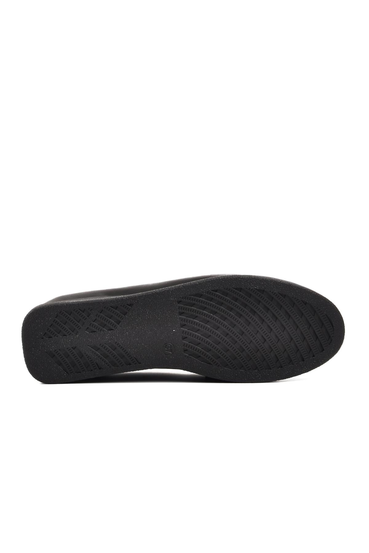 Ayakmod 44280 Siyah Hakiki Deri Kadın Loafer Ayakkabı Ayakmod Kadın Casual Ayakkabı