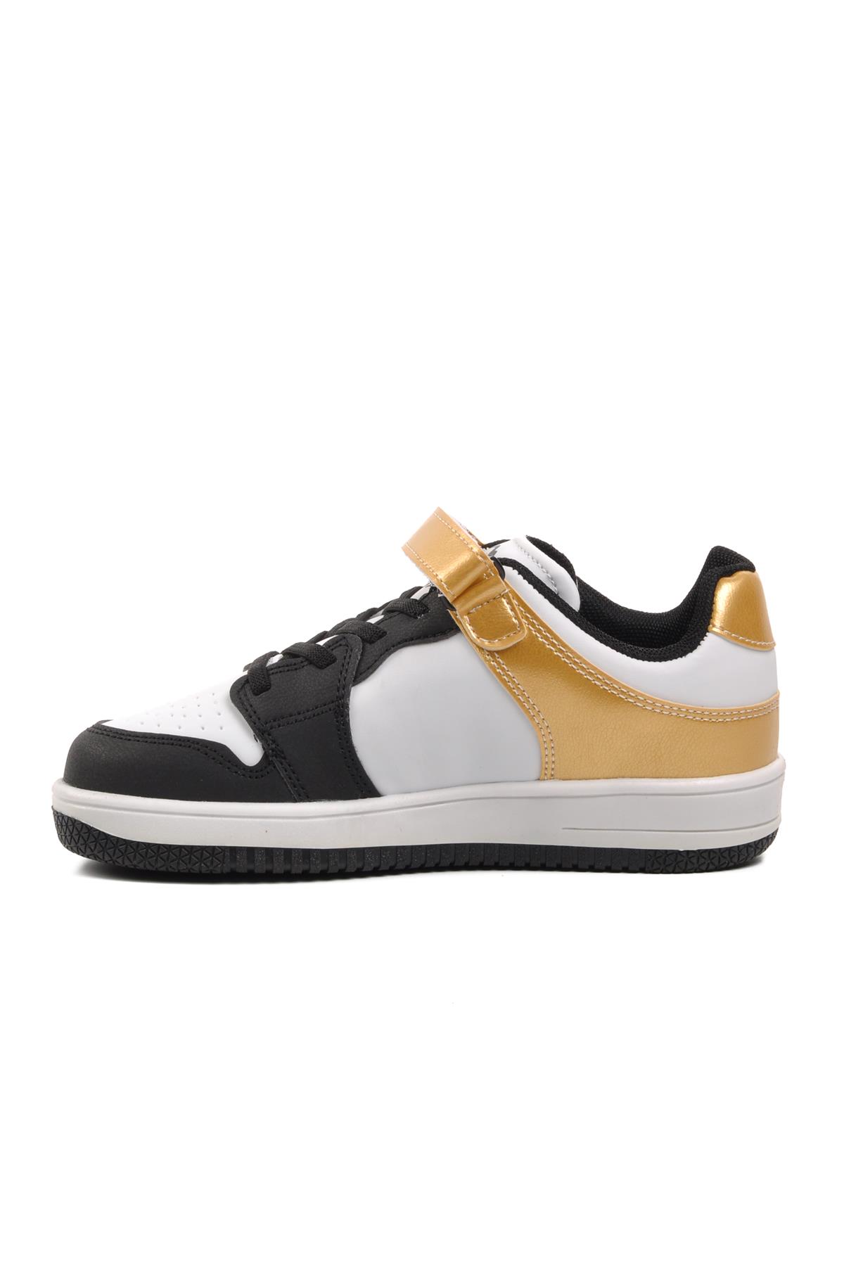 Ayakmod Haykat Kısa-F Gold Cırtlı Unisex Çocuk Sneaker Ayakmod Çocuk Spor Ayakkabı