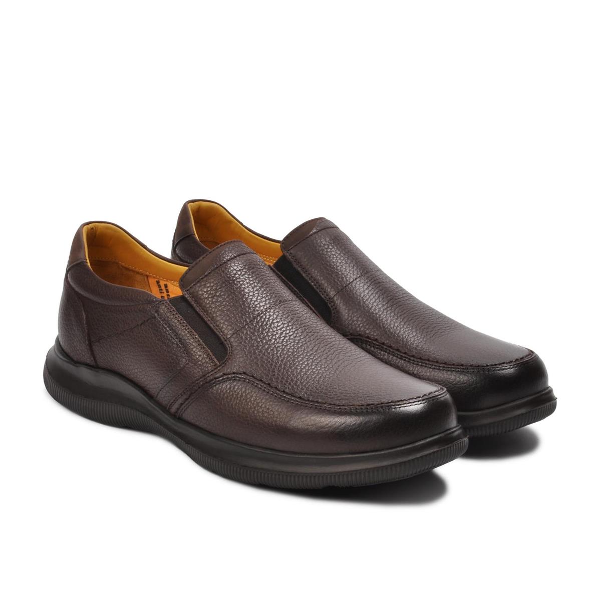 Dr.Flexer 025002 Kahve Hakiki Deri Erkek Günlük Comfort Ayakkabı - Ayakmod