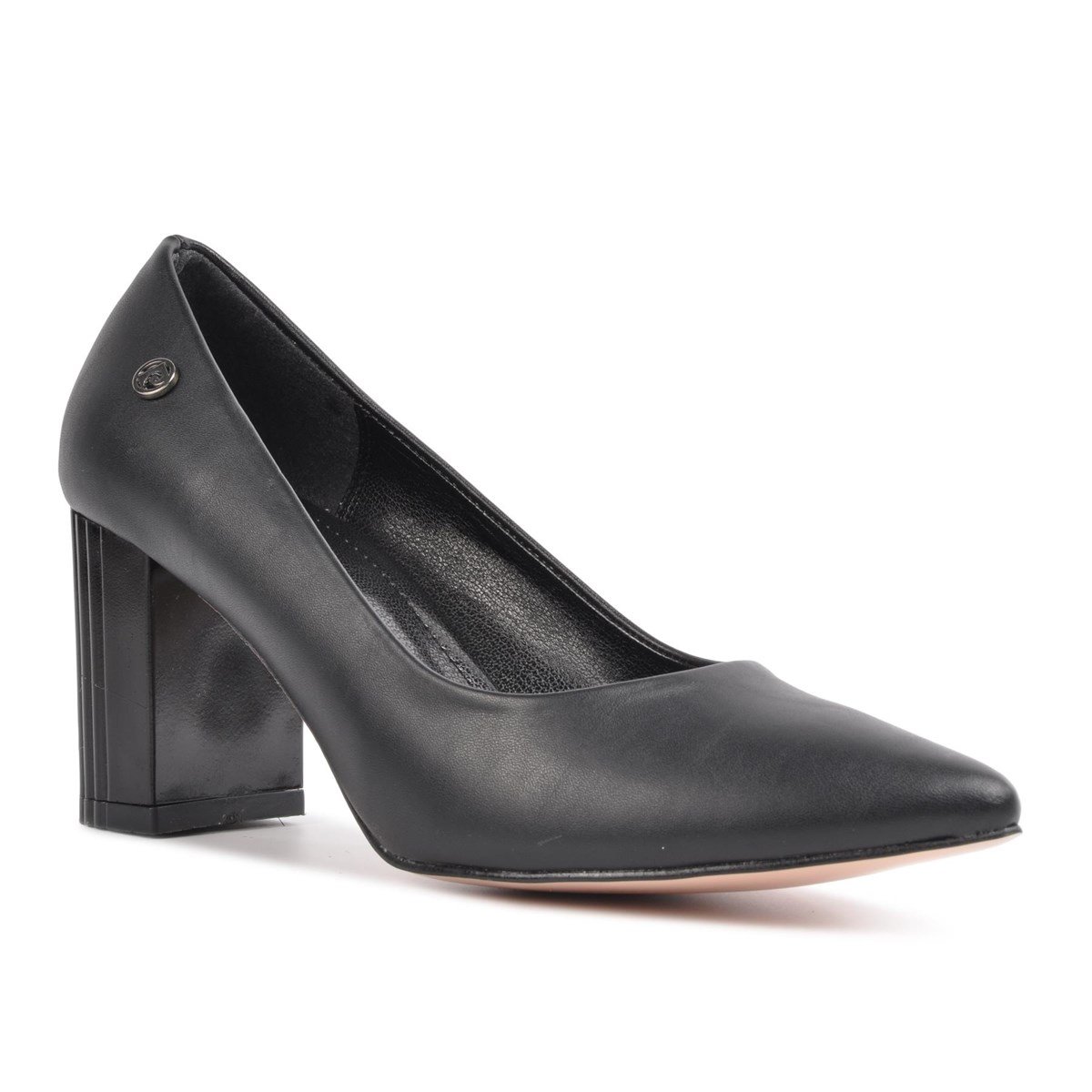 Pierre Cardin 50741 Siyah Kalın Topuklu Ayakkabı - Ayakmod