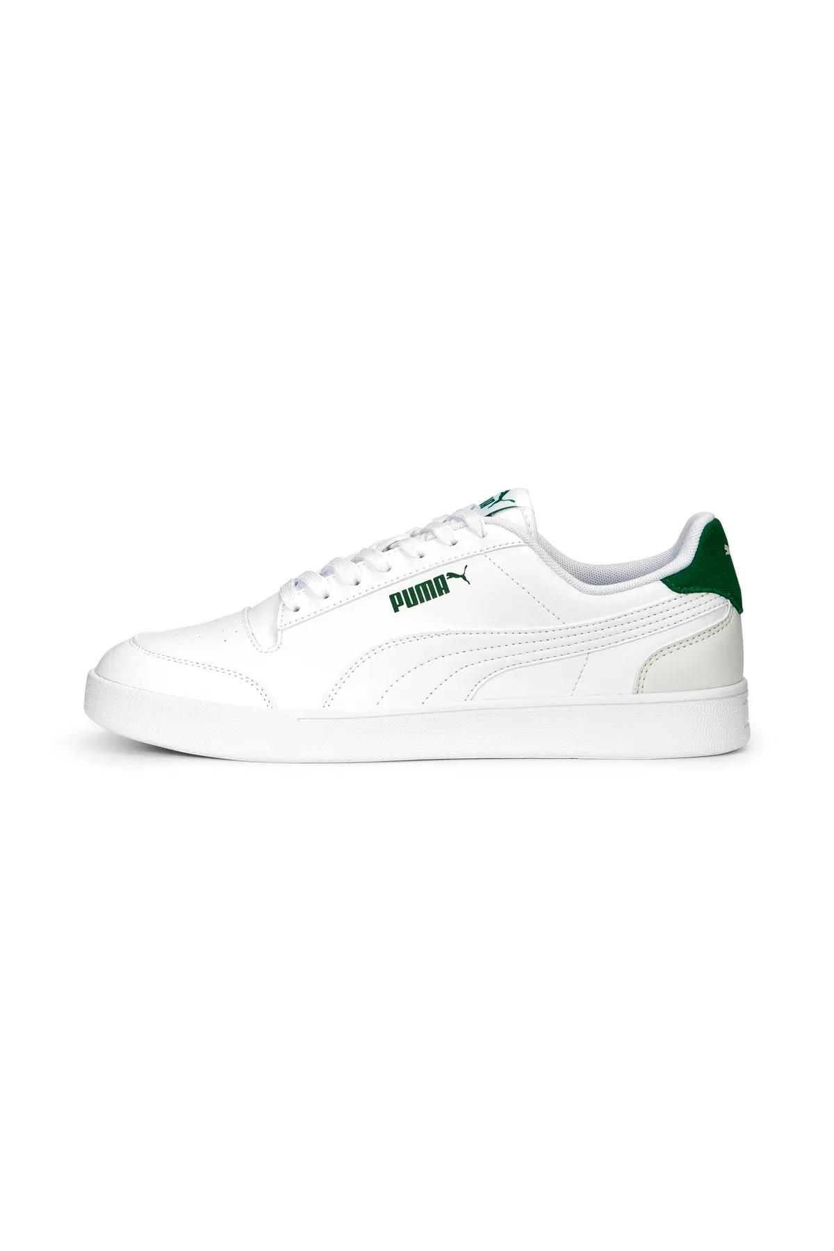 Puma 309668 Shuffle Beyaz-Yeşil Unisex Sneaker - Ayakmod