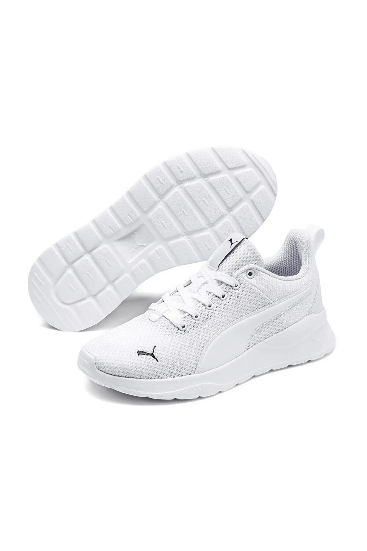 Puma 372004 Anzarun Lite Jr Beyaz-Beyaz Kadın Spor Ayakkabı - Ayakmod