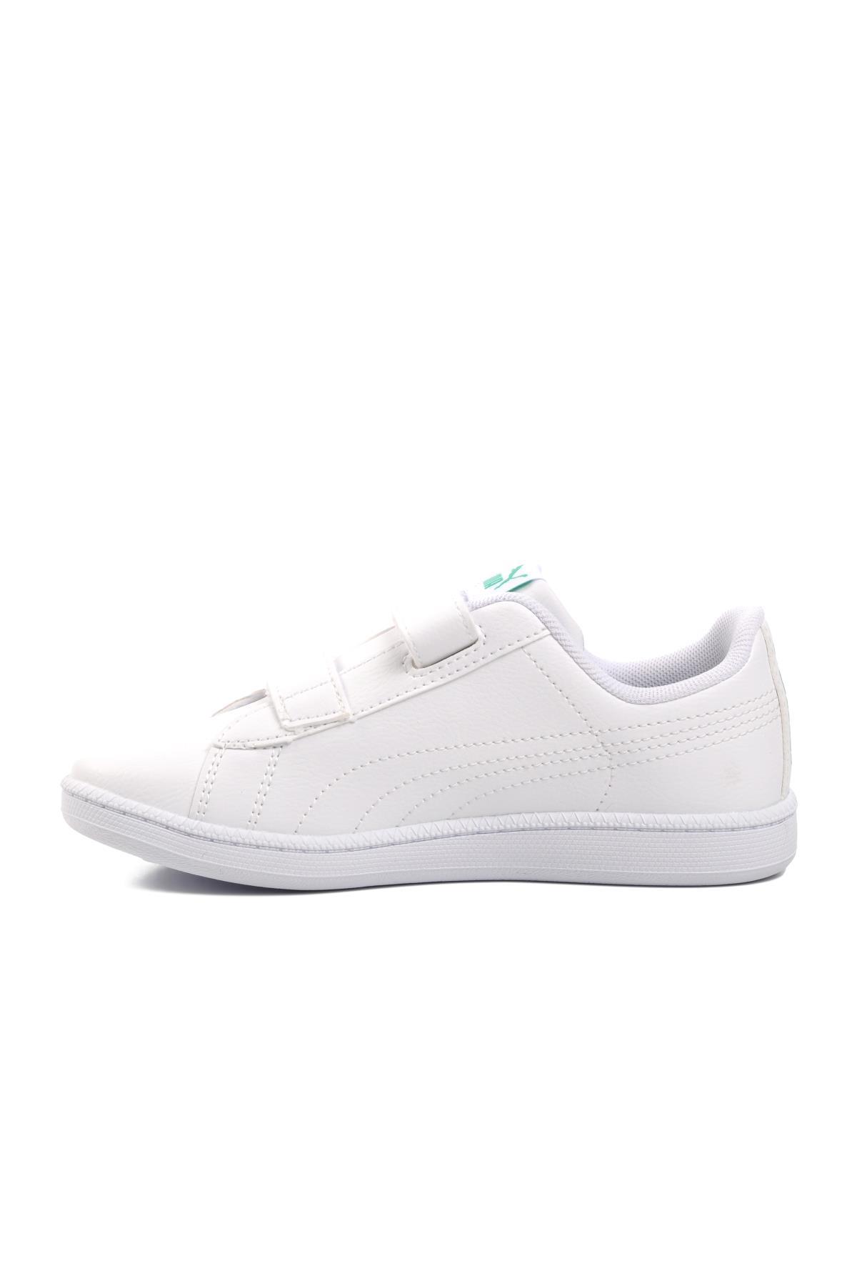 Puma 373602 UP V PS-P Beyaz-Lacivert-Yeşil Çocuk Sneaker Puma Çocuk Spor Ayakkabı