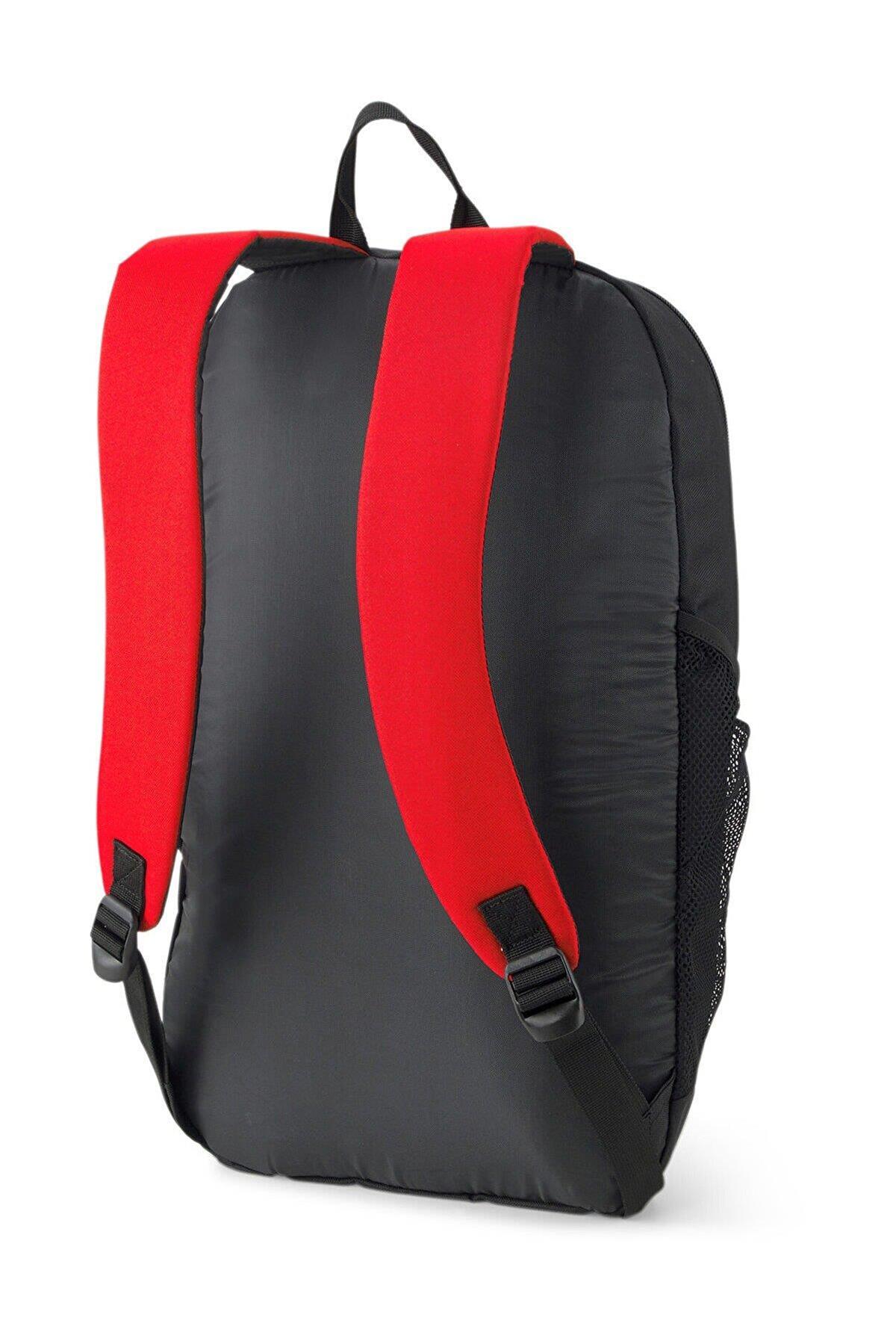Puma S Backpack 079322 Kırmızı-Siyah Sırt Çantası - Ayakmod