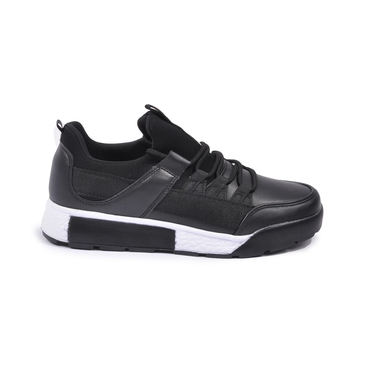 Slazenger Zeber Siyah-Beyaz Spor Ayakkabı - Ayakmod