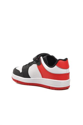 Aspor Haykat Kısa-F Kırmızı Cırtlı Çocuk Sneaker A SPOR Çocuk Spor Ayakkabı